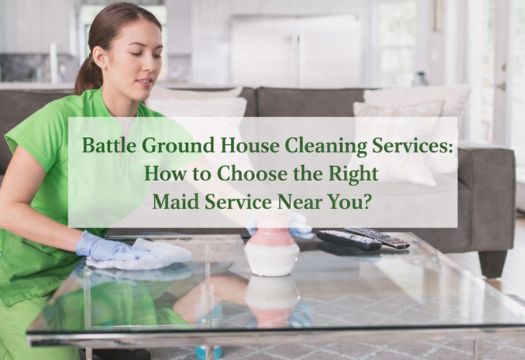 Professional Battle Ground house cleaning team providing reliable maid service for residential homes