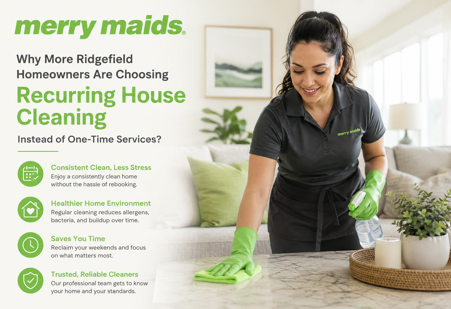 Ridgefield house cleaning services
