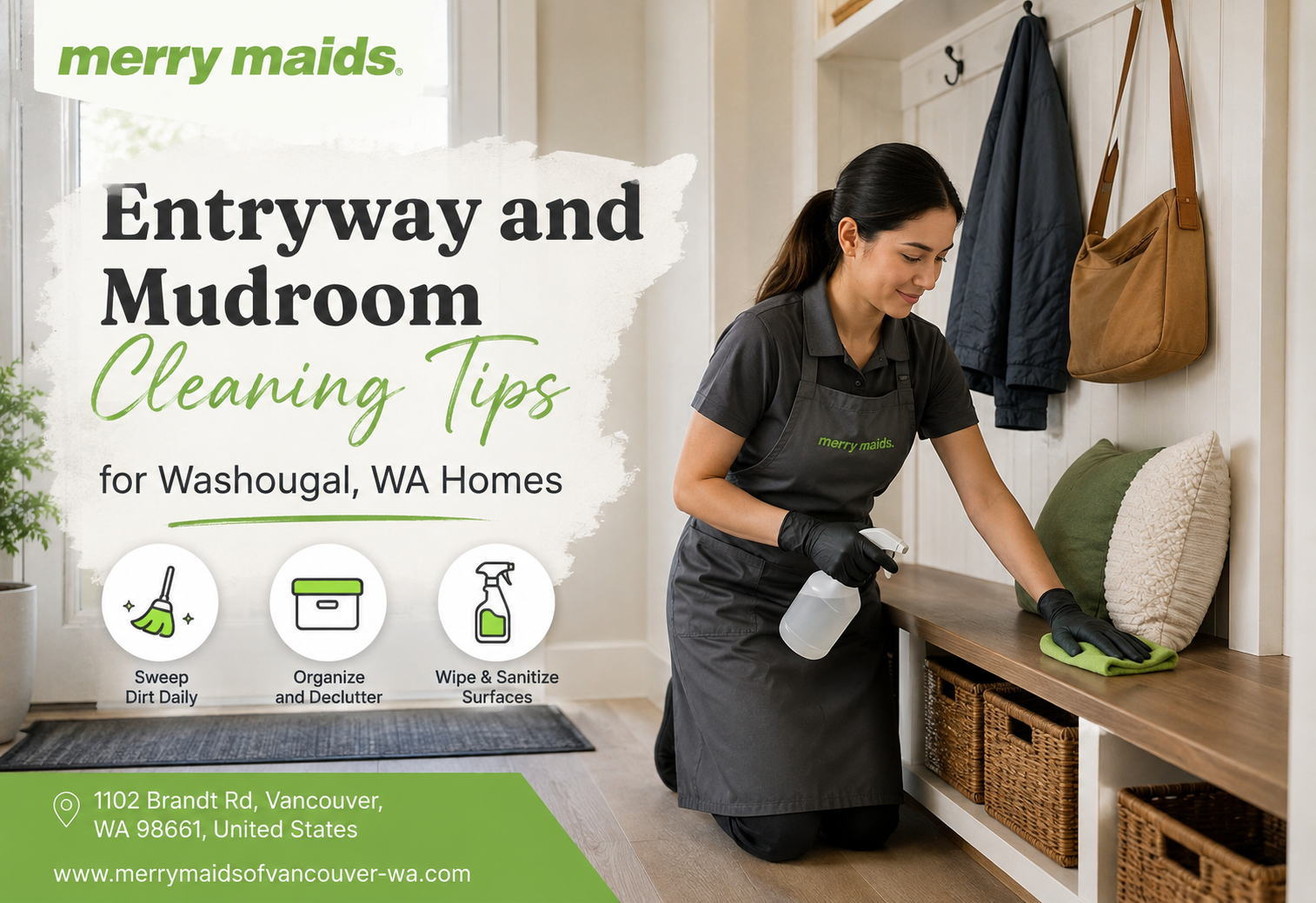 Home cleaning Washougal entryway and mudroom tips